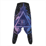 Spiritual Eye of Providence Print Hammer Pants