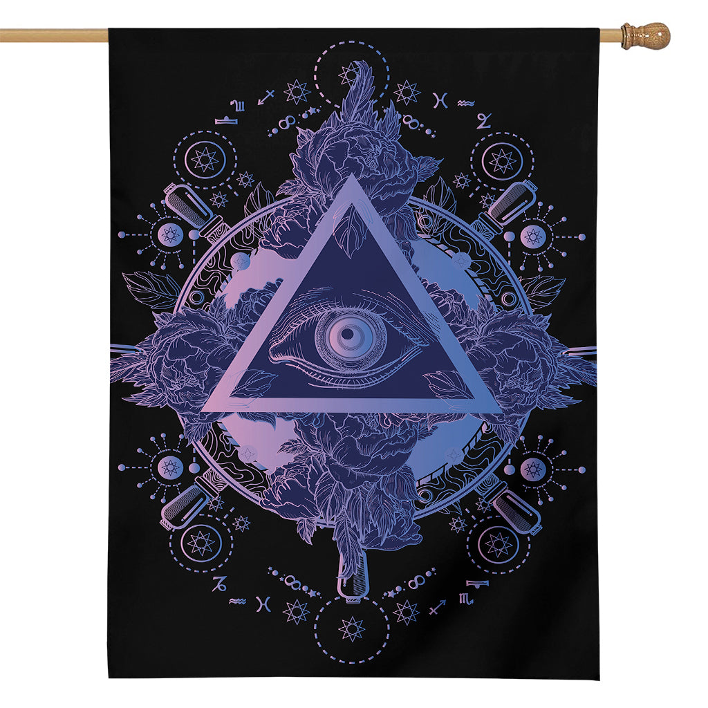 Spiritual Eye of Providence Print House Flag