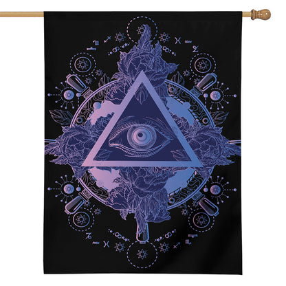 Spiritual Eye of Providence Print House Flag
