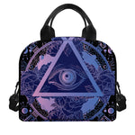 Spiritual Eye of Providence Print Insulated Lunch Bag