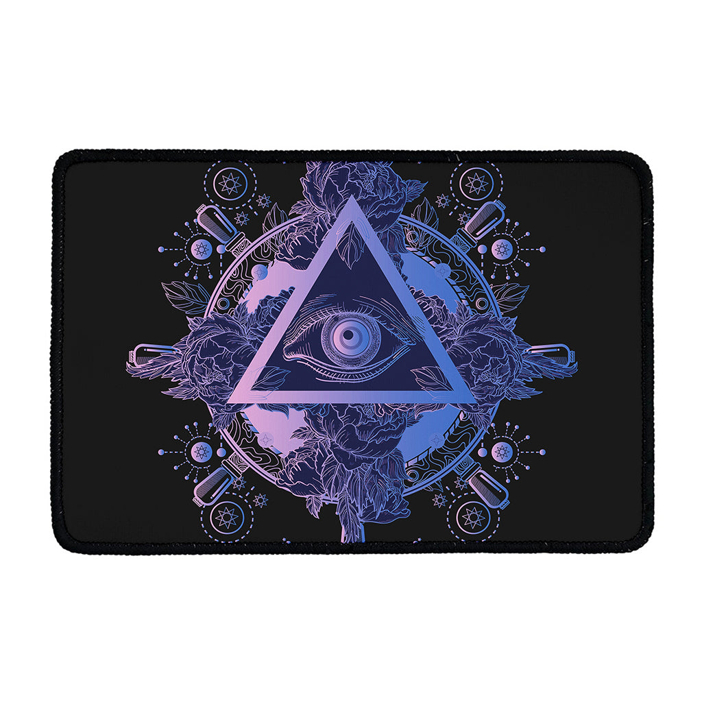 Spiritual Eye of Providence Print Kitchen Mat