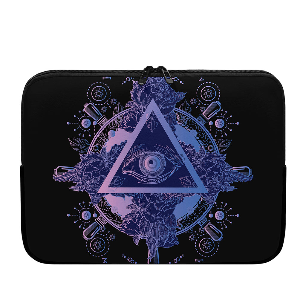Spiritual Eye of Providence Print Laptop Sleeve