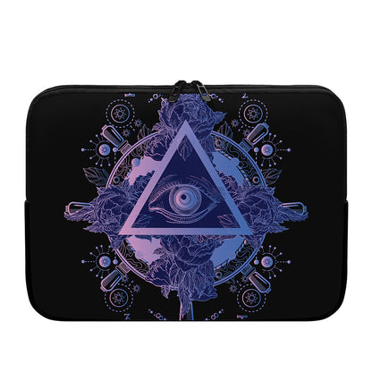 Spiritual Eye of Providence Print Laptop Sleeve