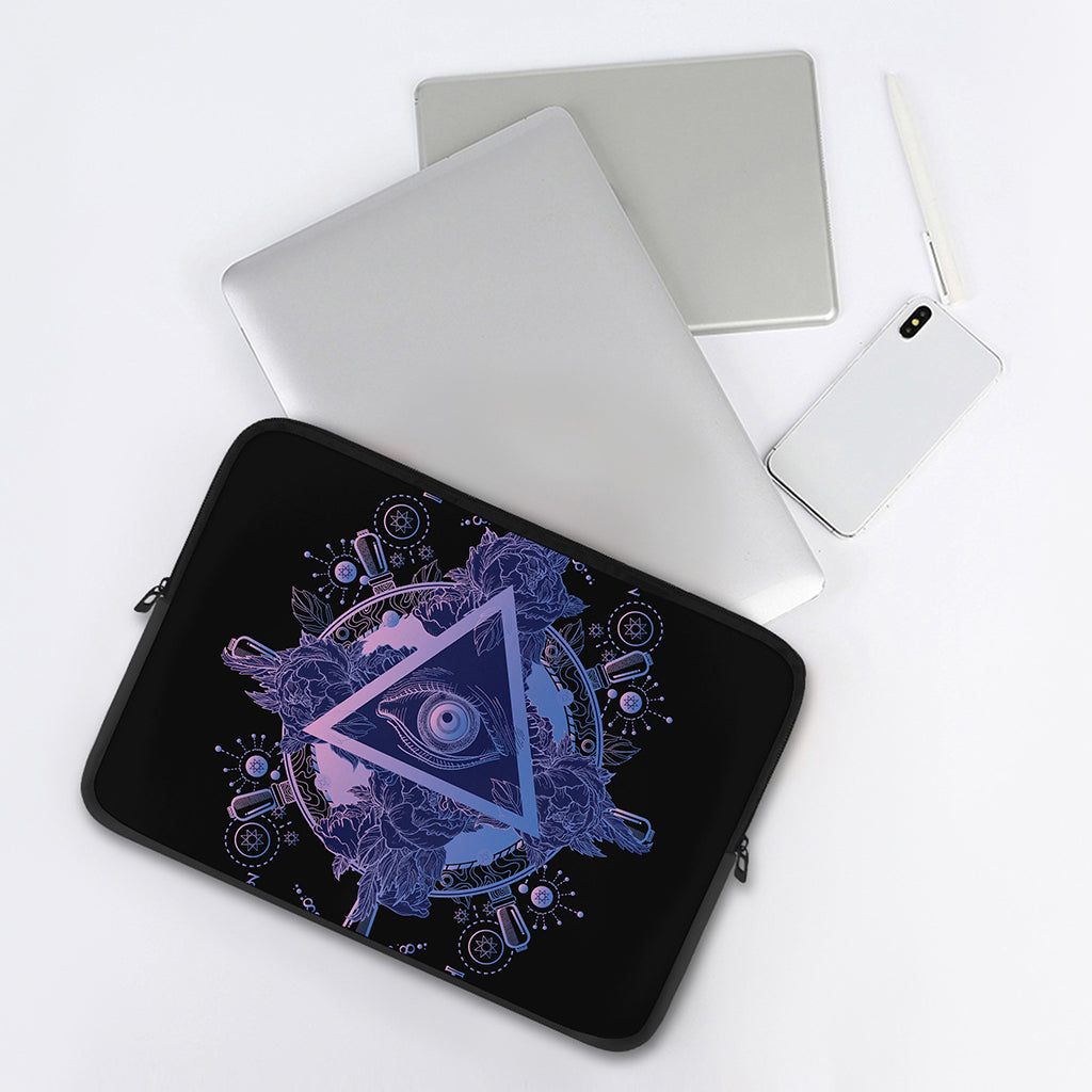 Spiritual Eye of Providence Print Laptop Sleeve