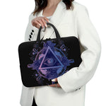 Spiritual Eye of Providence Print Laptop Sleeve With Handle