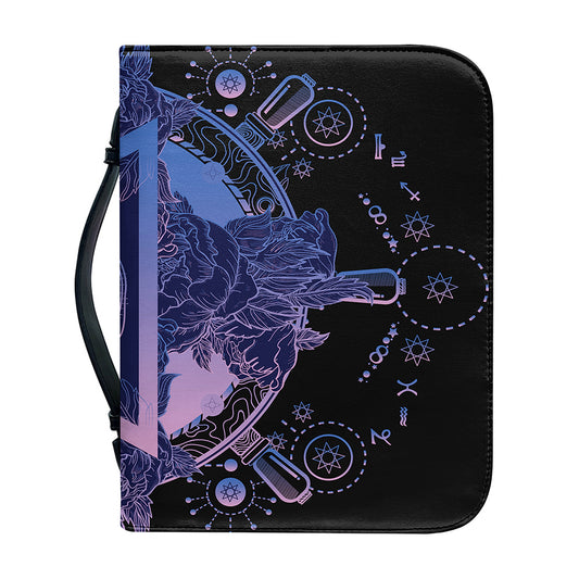 Spiritual Eye of Providence Print Leather Bible Cover