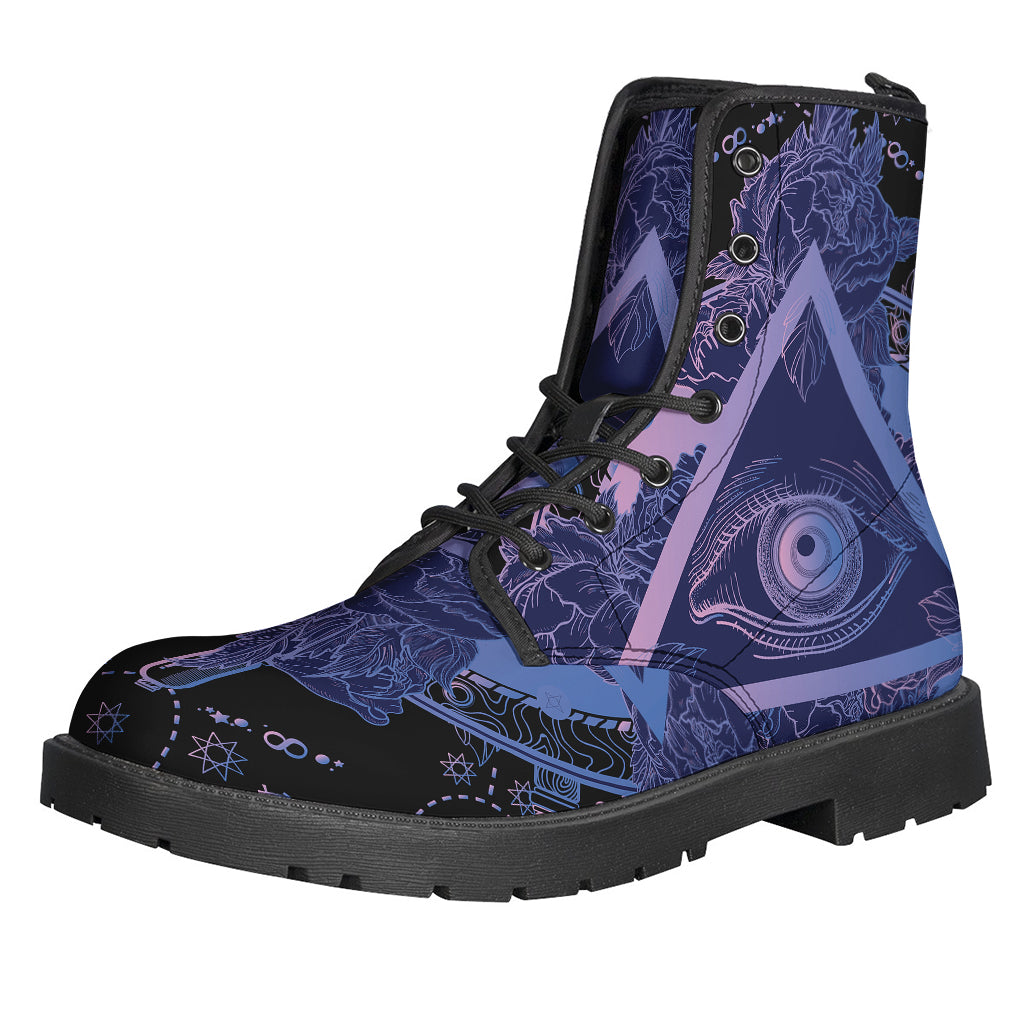 Spiritual Eye of Providence Print Backpack