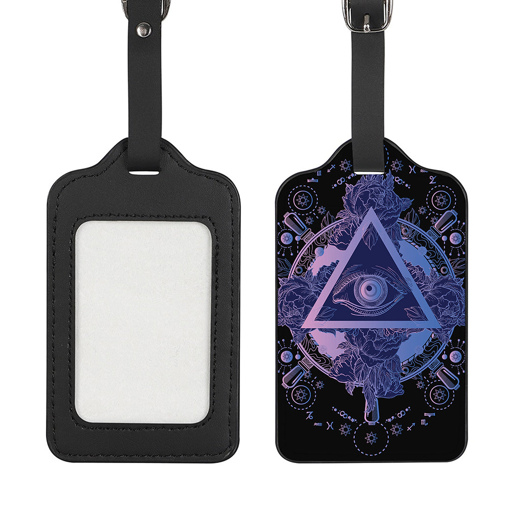 Spiritual Eye of Providence Print Luggage Tag