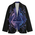 Spiritual Eye of Providence Print Men's Blazer