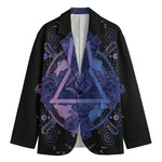 Spiritual Eye of Providence Print Men's Blazer