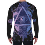 Spiritual Eye of Providence Print Men's Long Sleeve T-Shirt