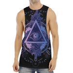 Spiritual Eye of Providence Print Men's Muscle Tank Top