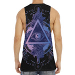 Spiritual Eye of Providence Print Men's Muscle Tank Top