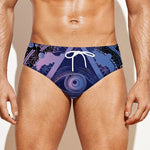Spiritual Eye of Providence Print Men's Swim Briefs