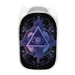 Spiritual Eye of Providence Print Mesh Laundry Hamper