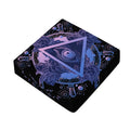 Spiritual Eye of Providence Print Outdoor Seat Cushion Cover