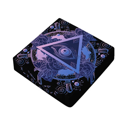 Spiritual Eye of Providence Print Outdoor Seat Cushion Cover