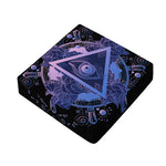 Spiritual Eye of Providence Print Outdoor Seat Cushion Cover