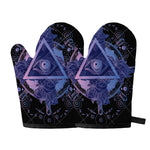 Spiritual Eye of Providence Print Oven Mitts