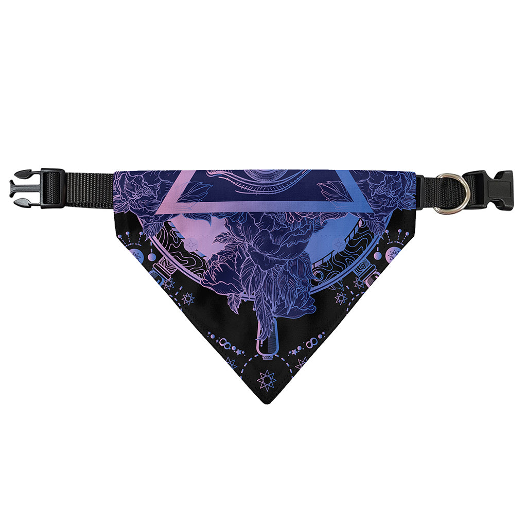 Spiritual Eye of Providence Print Over The Collar Dog Bandana