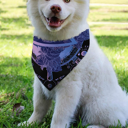 Spiritual Eye of Providence Print Over The Collar Dog Bandana