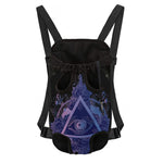 Spiritual Eye of Providence Print Pet Carrier Backpack