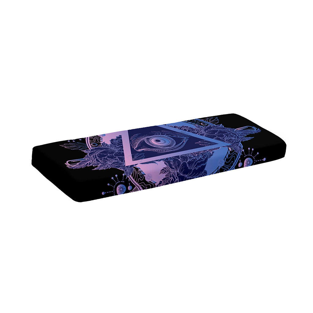 Spiritual Eye of Providence Print Piano Keyboard Cover
