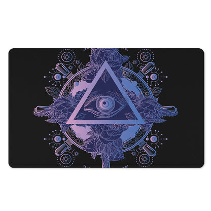 Spiritual Eye of Providence Print Polyester Doormat
