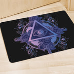 Spiritual Eye of Providence Print Polyester Doormat