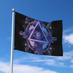 Spiritual Eye of Providence Print Polyester Flag