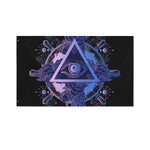 Spiritual Eye of Providence Print Polyester Flag
