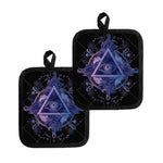 Spiritual Eye of Providence Print Pot Holders