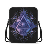 Spiritual Eye of Providence Print Rectangular Crossbody Bag