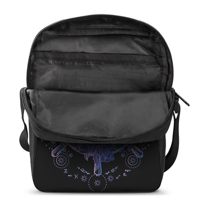 Spiritual Eye of Providence Print Rectangular Crossbody Bag