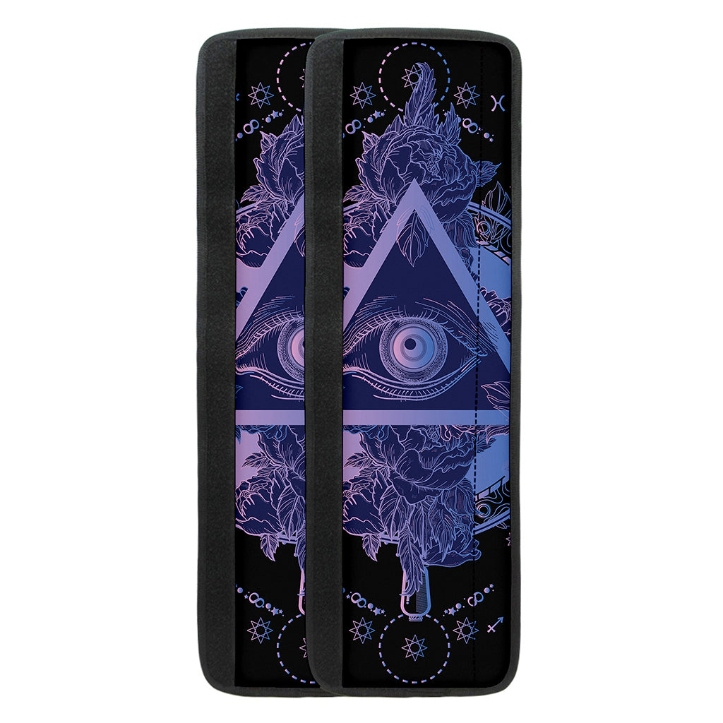 Spiritual Eye of Providence Print Refrigerator Handle Covers