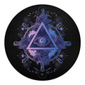 Spiritual Eye of Providence Print Round Blanket