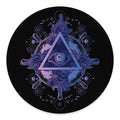 Spiritual Eye of Providence Print Round Floor Mat