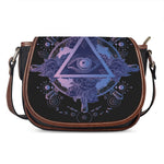 Spiritual Eye of Providence Print Saddle Bag