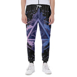 Spiritual Eye of Providence Print Scuba Joggers