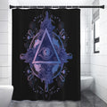 Spiritual Eye of Providence Print Shower Curtain