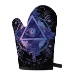 Spiritual Eye of Providence Print Single Oven Mitt