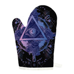 Spiritual Eye of Providence Print Single Oven Mitt