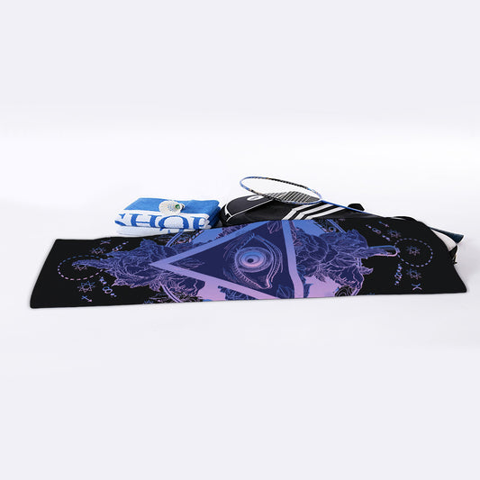 Spiritual Eye of Providence Print Sports Towel