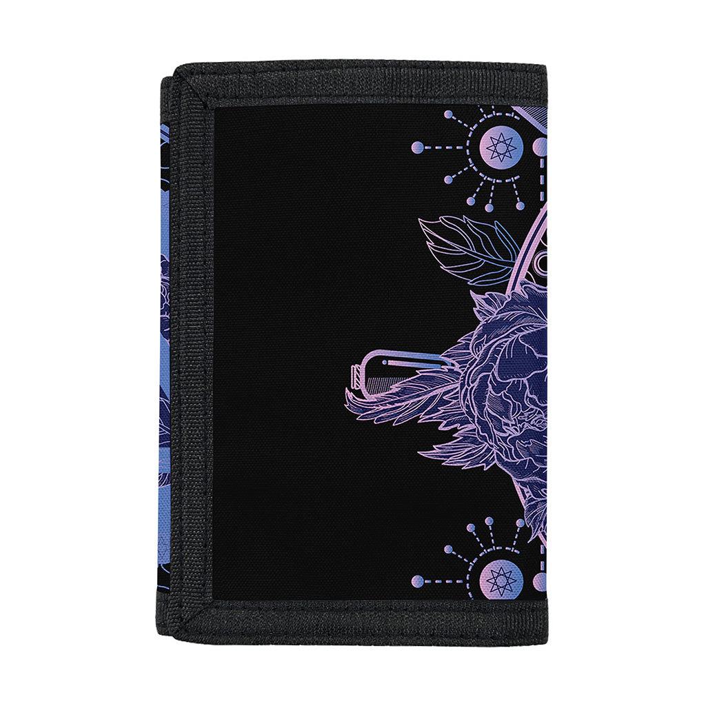 Spiritual Eye of Providence Print Trifold Wallet