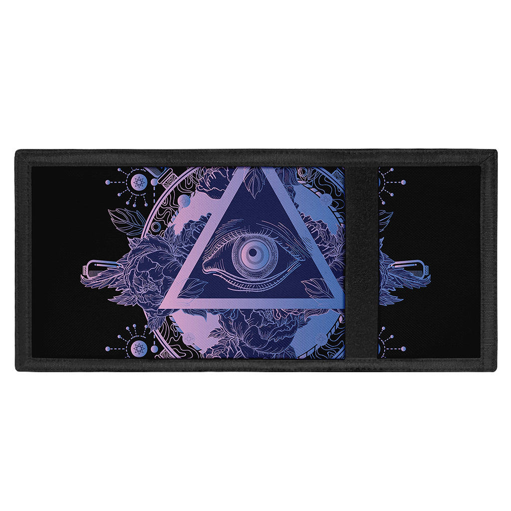 Spiritual Eye of Providence Print Trifold Wallet