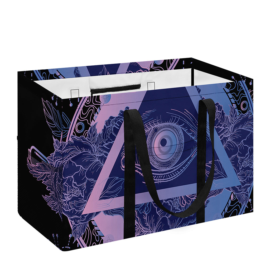 Spiritual Eye of Providence Print Utility Tote Bag