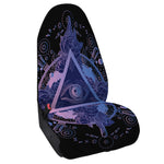 Spiritual Eye of Providence Print Waterproof Car Seat Cover