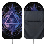 Spiritual Eye of Providence Print Waterproof Car Seat Cover