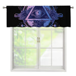 Spiritual Eye of Providence Print Window Valance
