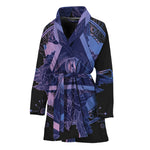 Spiritual Eye of Providence Print Women's Bathrobe